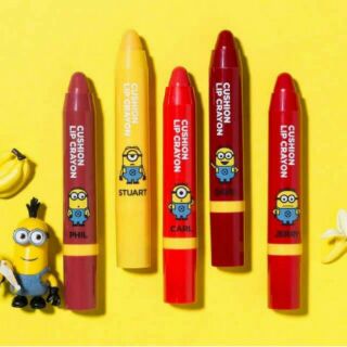 (ของแท้/พร้อมส่ง) Missha x Minions Cushion Lip Crayon