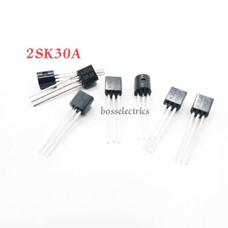 K30A 2SK30A มอสเฟต  Fet silicon N-chanal To-92 ทนกระแส 10ma 50V จำนวน 2ตัว