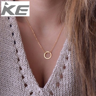 Temperament Clavicle Chain Simple Circle Necklace Necklace for girls for women low price