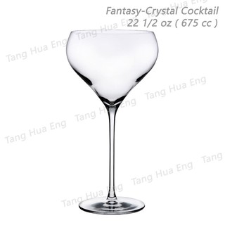 ( 6 ใบ ) Nude Fantasy-Crystal Cocktail  แก้วค็อกเทล เนื้อคริสตัล 675 cc. #66130-1080744