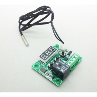 บอร์ดควบคุมอุณหภูมิ  บอร์ดรีเลย์ควบคุมอุณหภูมิ DC12V -50 to110°C Heat Cool Temperature Control relay output