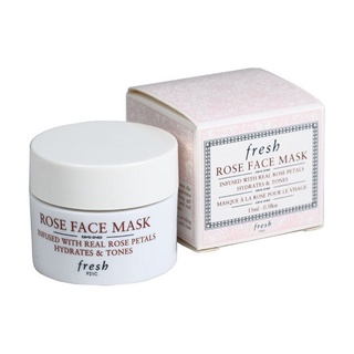 fresh rose face mask hydration&amp;tones 15ml (809280132605)