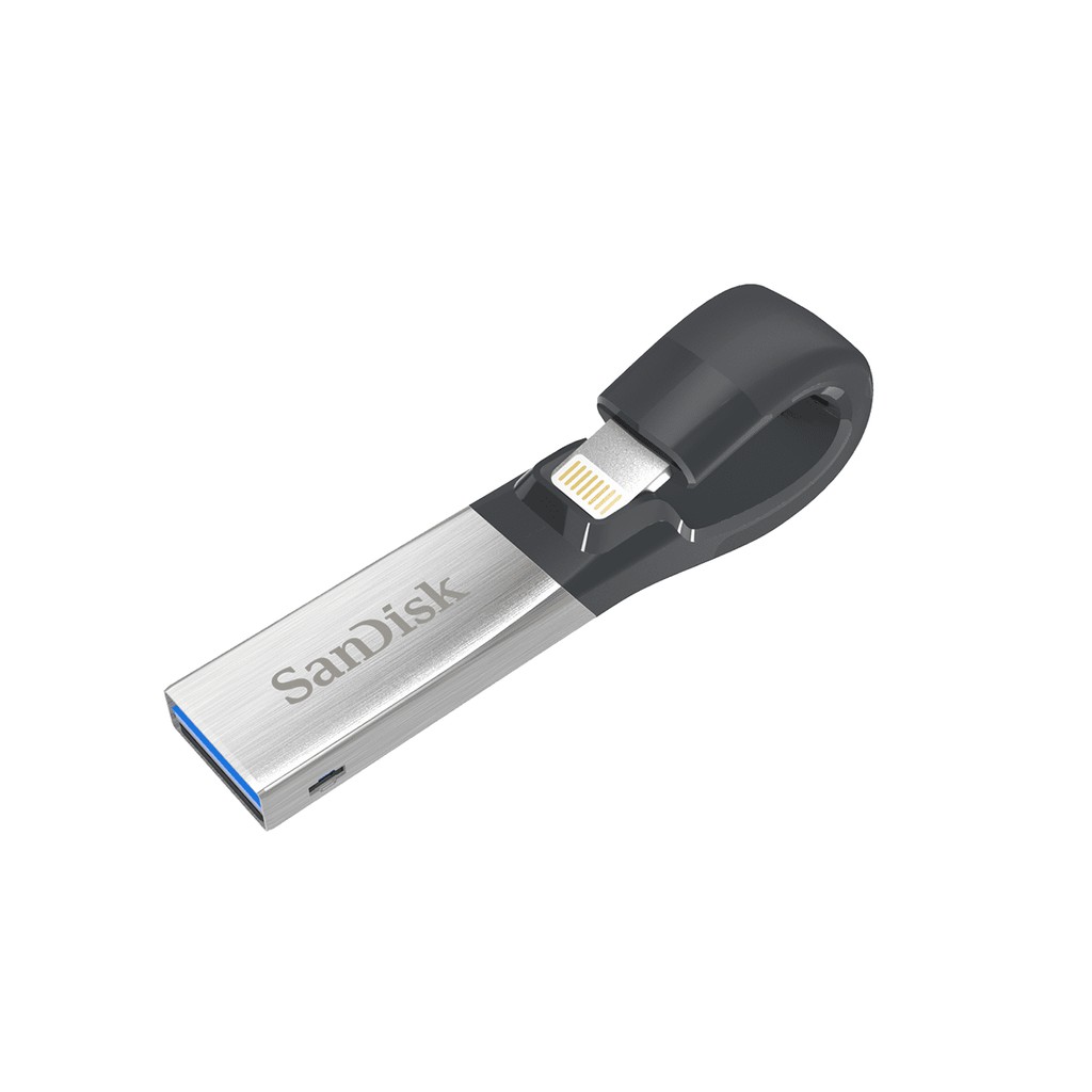 SANDISK FLASH DRIVE FOR I-PHONE & I-PAD รุ่น SDIX30N - 16 GB