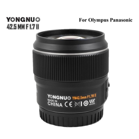 มาใหม่ ! YONGNUO YN 42.5mm F1.7M II (42.5 F1.7 STM AF/MF FTM) เลนส์ออโต้โฟกัส สำหรับกล้อง Olympus Panasonic **พร้อมส่ง