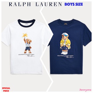 RALPH LAUREN BEAR COTTON TEE ( BOYS SIZE 8-20 YEARS )