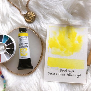 สีน้ำ Daniel Smith เกรดอาร์ตติส Series 1 สี Hansa Yellow Light แบ่งขาย2ml.