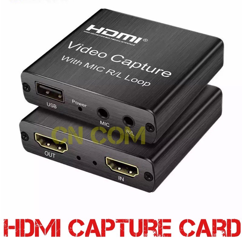 4K HDMI Video Capture Card 1080Pการ์ดเกมจับภาพUSB 2.0 เครื่องบันทึกอุปกรณ์สำหรับที่ถ่ายทอดสดการบันทึกวิดีโอ ราคา ถูกที่สุด ดีลบีเคเค