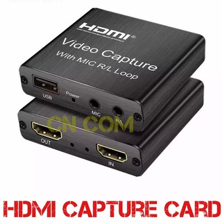 4K HDMI Video Capture Card 1080Pการ์ดเกมจับภาพUSB 2.0 เครื่องบันทึกอุปกรณ์สำหรับที่ถ่ายทอดสดการบันทึกวิดีโอ