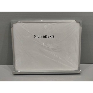 (KTS)กระดานไวท์บอร์ดแขวน หน้าเดียว 60x80 cm ธรรมดา