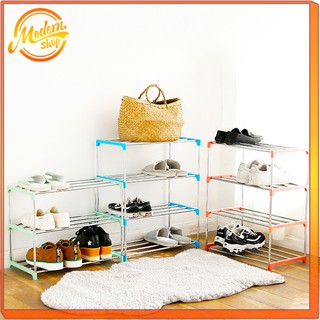 ชั้นวางรองเท้า สแตนเลส Shoe Rack 3/4ชั้น