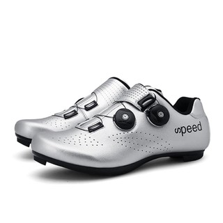 SOPTSPEED รองเท้าปั่นจักรยานกลางแจ้งมืออาชีพ （ล็อค） รองเท้าปั่นจักรยานเสือภูเขาก้นแข็งสำหรับผู้ชายและผู้หญิง