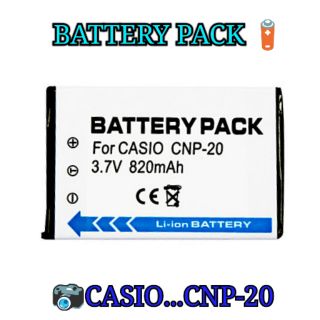 Battery CNP-20 for CASIO S600,S770,Z5,Z8,Z60,Z70,Z75,...