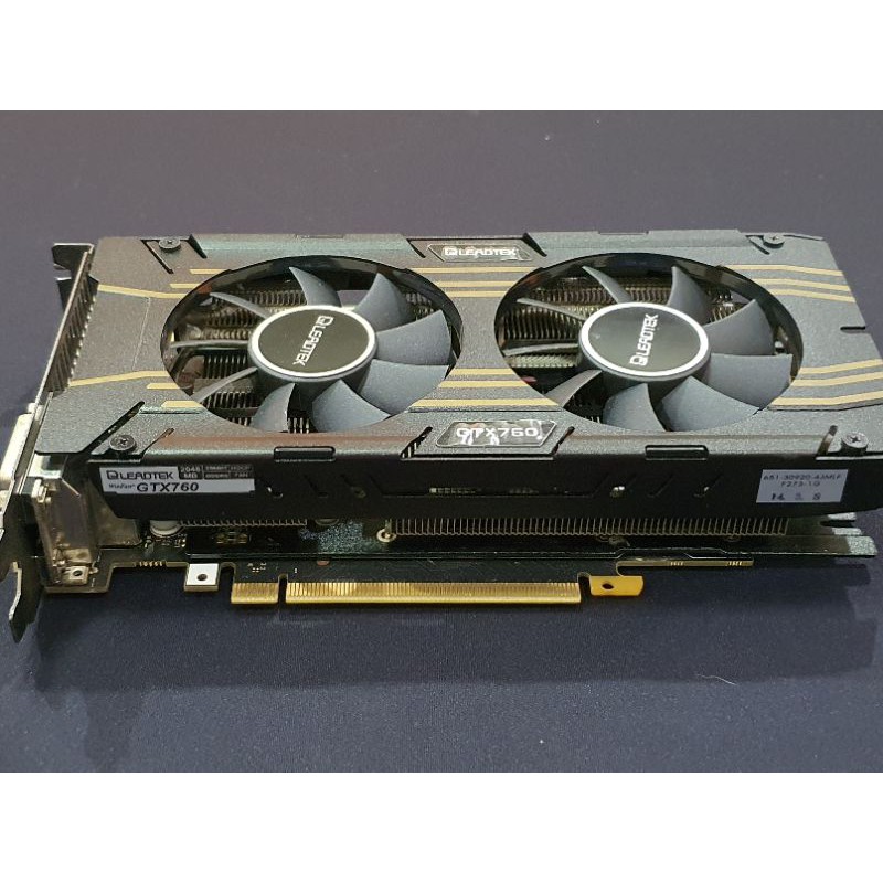 การ์ดจอ Qleadtek GeForce GTX 760 2gb สภาพสวย