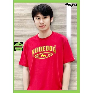 Rudedog เสื้อคอกลม ชาย หญิง รุ่น Hi school สีแดง