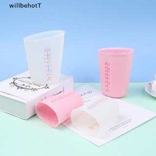 [WillbehotT] ถ้วยตวงซิลิโคน 250 500 มล. สําหรับห้องครัว