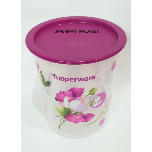 Tupperware Royale Bloom One Touch Canister Junior 1.25 ลิตร (1 ชิ้น)