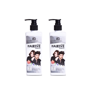 Hairtive Shampoo X2 แชมพูลดผมร่วง เสริมรากผมใหม่ให้แข็งแรง ลดผมมัน ลดอาการคัน ขจัดรังแค แชมพู Hairtive ปลูกผม ดกดำ lyo