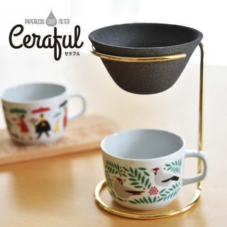 ☕CERAFUL DRIPPER☕ เซราฟูล กรวยดริป ดริปเปอร์ เซรามิค (ไม่ต้องใช้กระดาษ) MADE IN JAPAN by VANIVITO