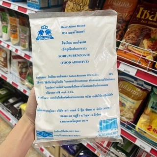 สารกันบูด กันเสีย โซเดียม เบนโซเอต (วัตถุเจือปนอาหาร) 500 กรัม เบทส์โอเดอร์ Sodium benzoate