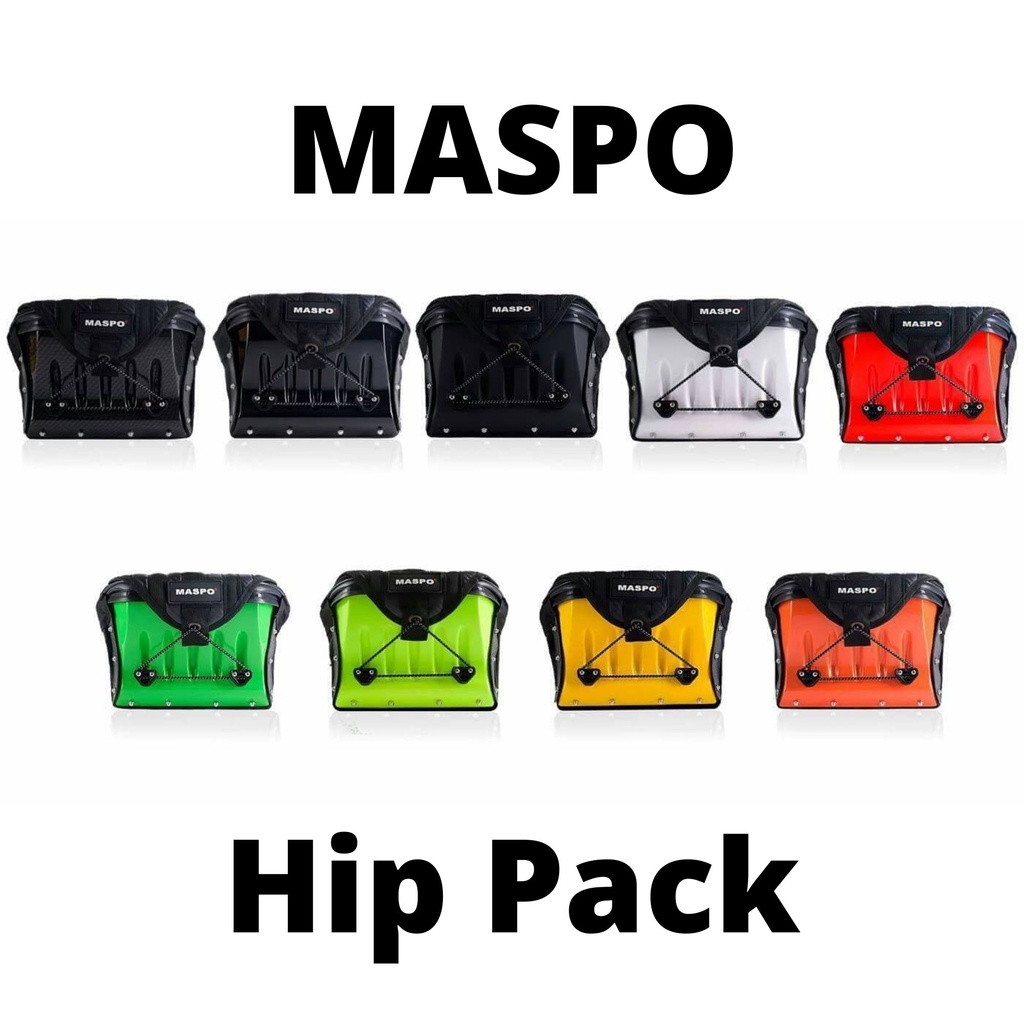 🔥กระเป๋าคาดเอว Maspo Hip Pack สำหรับไบค์เกอร์ หลังแข็ง ขนาดความจุ 4 ลิตร