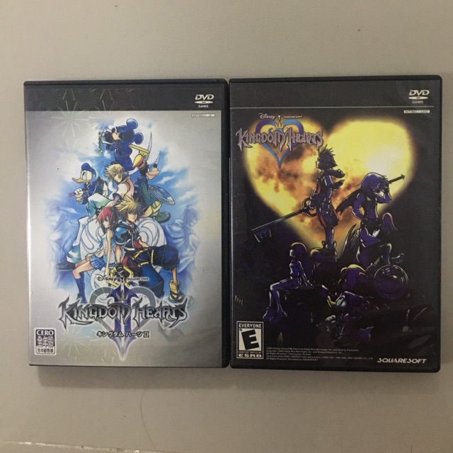 (พร้อมส่ง) แผ่นเกมส์ PS2 Kingdom Hearts 1-2 มือสอง