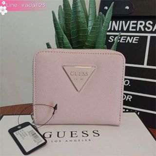 GUESS FACTORY WOMENS ZIP AROUND SHORT WALLET  ของแท้ ราคาถูก