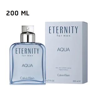 ( 200 ml) ของแท้ น้ำหอม Calvin Klein Eternity Aqua Men 200ml  กล่องซีล