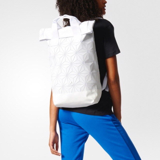 กระเป๋า Adidas Originals 3D Mesh ROLL UP BACKPACK ROLL TOP สีขาว
