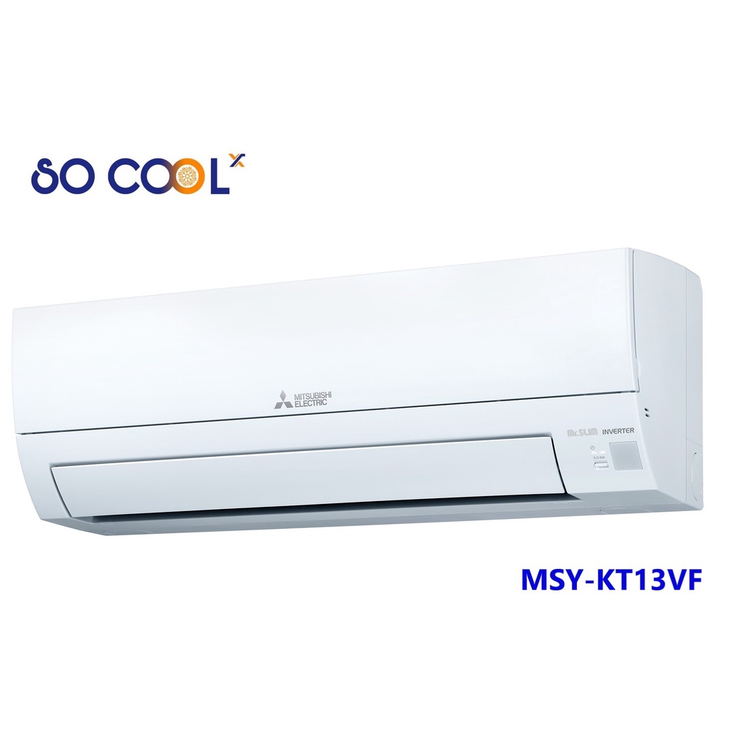 แอร์ติดผนัง Mitsubishi ประหยัดไฟเบอร์ 5 (Inverter) รุ่น New Happy Inverter MSY-KT13VF ขนาด 12,283 BT