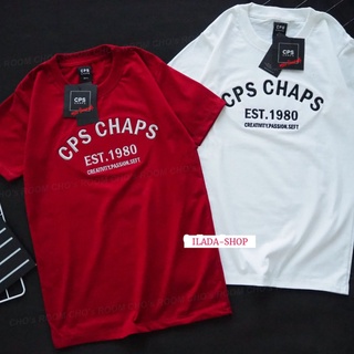 💥New💥เสื้อยืดแขนสั้นชาย/หญิงงานปักนูน-งานป้าย CPS 1980 NO.55  ( S M L XL ) ผ้า Cotton100% แพทเทิร์นทรงตรง