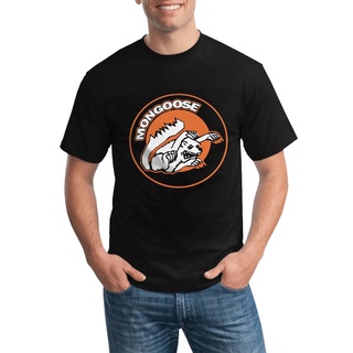 เสื้อยืด พิมพ์ลายกราฟฟิคโลโก้ Mongoose Bike แฟชั่นฤดูร้อน สําหรับจักรยานเสือภูเขา