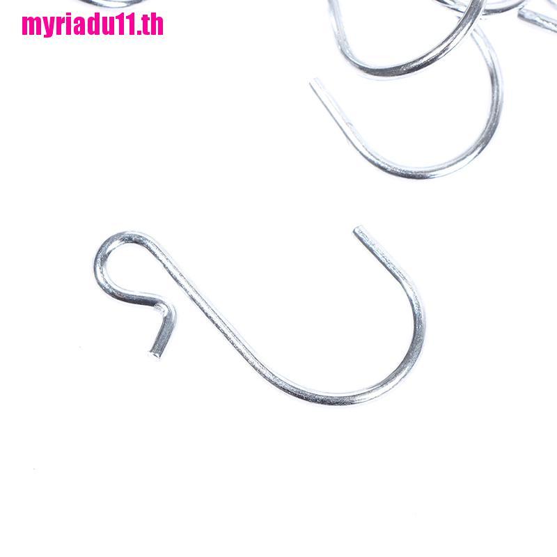 Mrth100pcs Small S Shape Hook Christmas Decorations Hanging Pothook ...