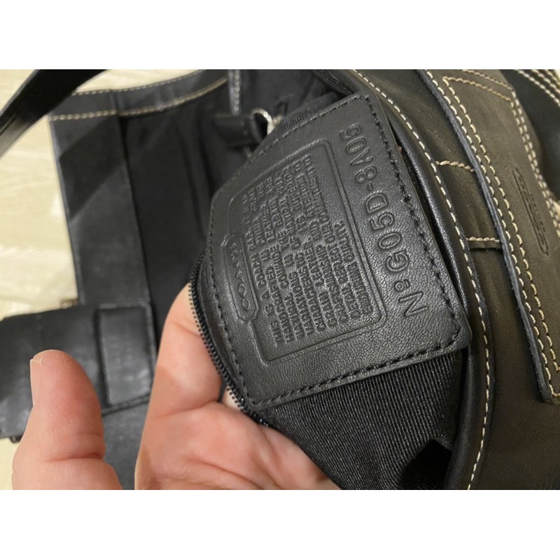 กระเป๋าCOACH  สีดำ แท้ พร้อมถุง | Shopee Thailand