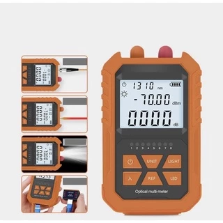 4 In 1 Optical Power Meter Visual Fault Locator 5Km ปากกาแสง LED OPM เครือข่ายสายไฟเบอร์ออปติกเครื่องทดสอบเครื่องมือ