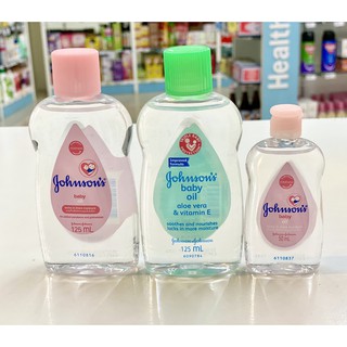 Johnson’s Baby Oil 50/125 ml. จอห์นสัน เบบี้ ออยล์ 50/125 มล.