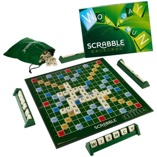 Mattel Scrabble Board Game, Word, Letters Game บอร์ดเกม