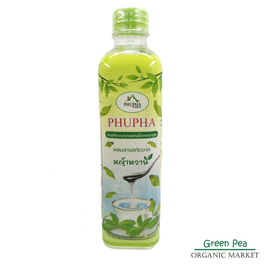 น้ำหญ้าหวาน 500ml. ตราภูผา Phupha ใช้แทนน้ำตาล
