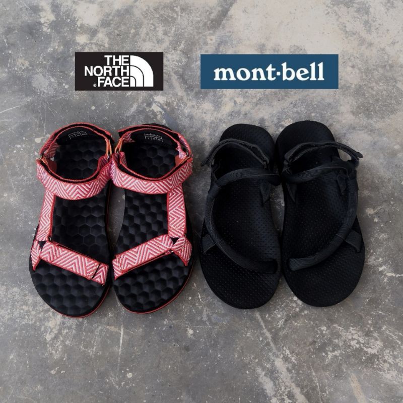 รองเท้ารัดส้น​ The​ north​ face, Mont-bell​ sandals ของแท้​ มือสอง​