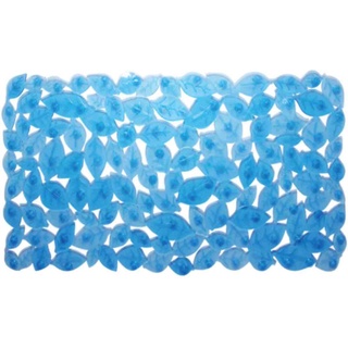 WSP พรมยาง PVC กันลื่น ลีฟ BMP-206 Size 35x66cm. BLUE