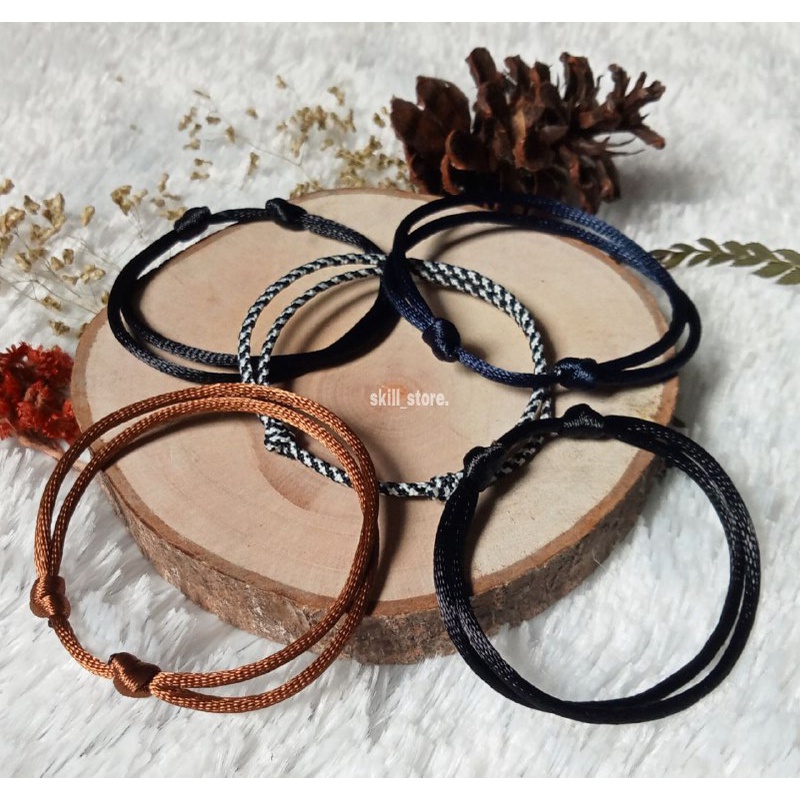 PLAIN SATIN BRACELET / FRIENDSHIP BRACELET