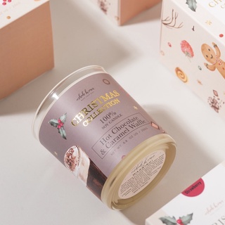 MHOB KWAN Chirstmas Candle 250g / เทียนหอมคริสต์มาส ขนาด 250g - 2 ไส้เทียน