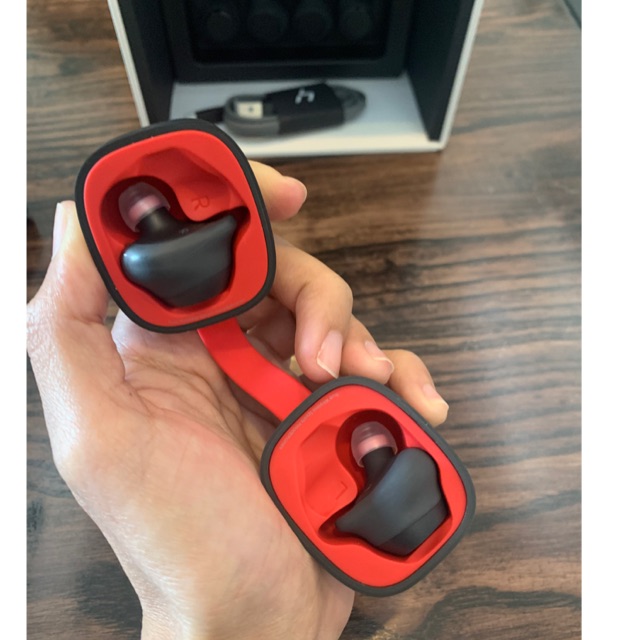 หูฟัง wireless รุ่น Havit G1W มือ2 แถมฟรี จุก Spinfit GP360 และจุกจากหูฟังJBL อีกอย่างละ1คู่ พร้อมสา