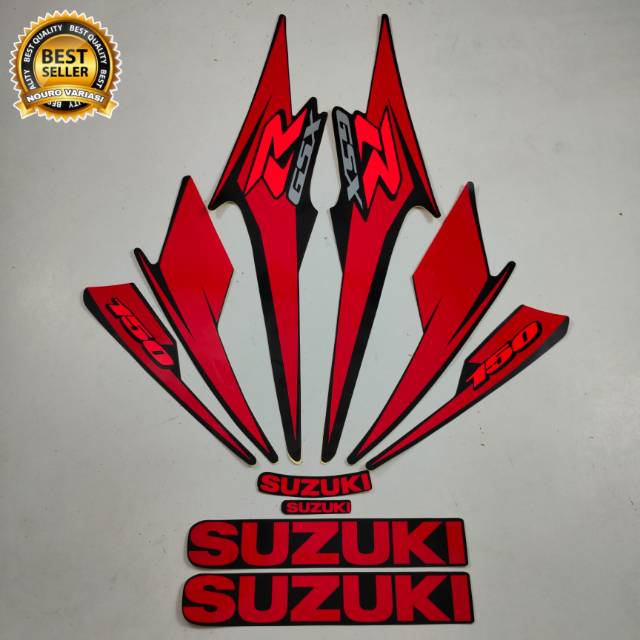 Suzuki GSX 150 r 2018 แถบสีดํา รายการตัวถังคุณภาพมาตรฐาน