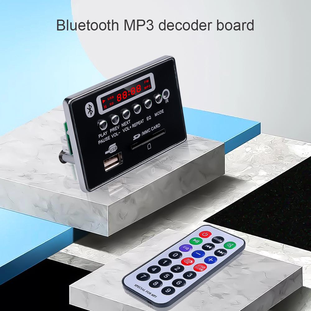 5 V 12v Mp 3 Wma Decoder Usb Tf Fm บลูทูธไร้สาย