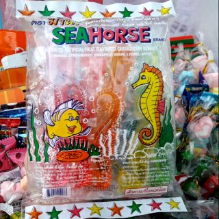 วุ้นคาราจีแนนรสผลไม้ SEAHORSE ขนาดบรรจุ 300 กรัม/12 ตัว