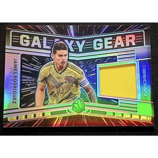 การ์ดสะสมฟุตบอล 2019-20 Panini Obsidian Galaxy Gear Relics James Rodriguez JERSEY 100/125