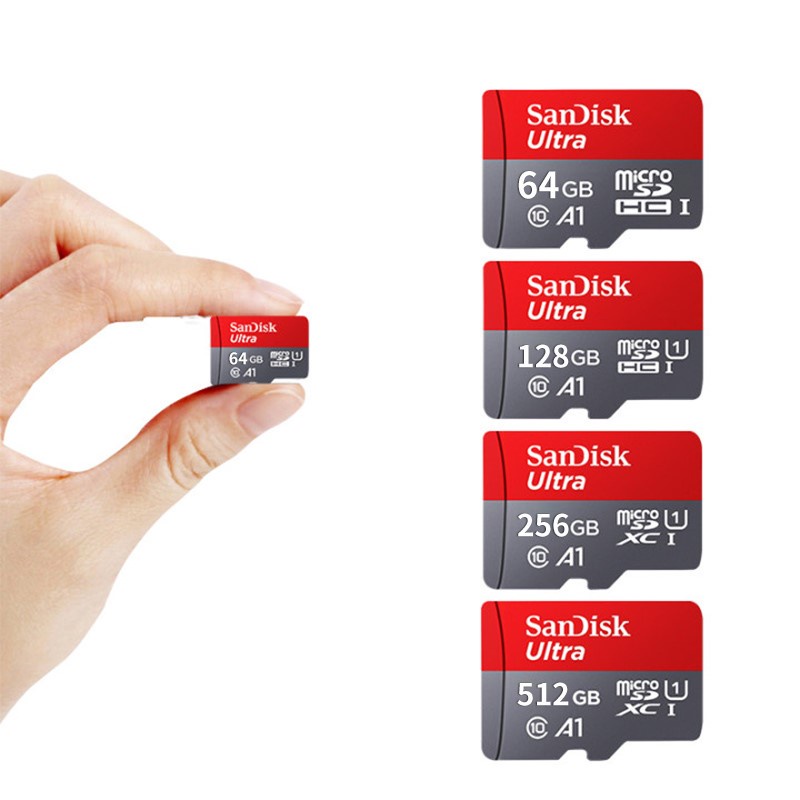Memory Card SD Card Micro SD Speed 100MB / S Ultra A1 Class 10 Original 64GB 128GB 256GB 512GB