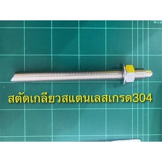 ปลั๊กเคมี /พุกเคมีแบบตอกพร้อมสตัดเกลียวสแตนเลสเกรด 304 หัวน๊อต และแหวนตายขนาด M12, M16,M20 MR หรือ Chemical Anchor Bolt