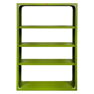 Shelf SHELF LUCKY WORLD SF-1200x1800-GG 120X45.5X180CM GREEN Multipurpose furniture Home &amp; Furniture ชั้นวางของ ชั้นวางข