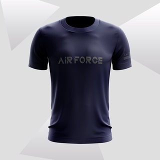 Inner AIR FORCE READY STOK ใหม่ เสื้อยืดลําลอง แขนสั้น พิมพ์ลาย 3D แฟชั่นฤดูร้อน สําหรับผู้ชาย ผู้หญิง